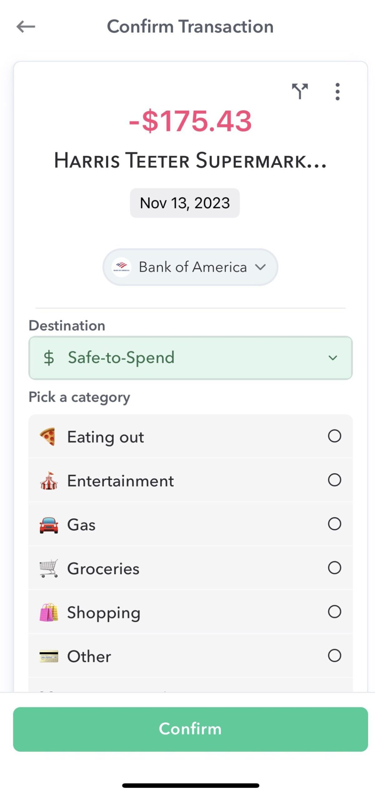 Spend Treshold NEW FEATURE: Safe-to-Spend Categories - Weekly | A Budget Planner and ...